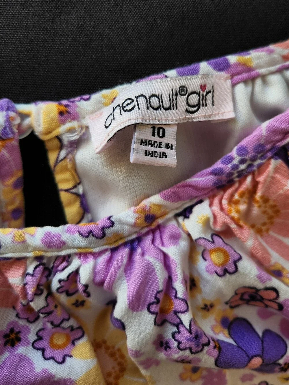 Girls Chenault Floral Dress Size 10